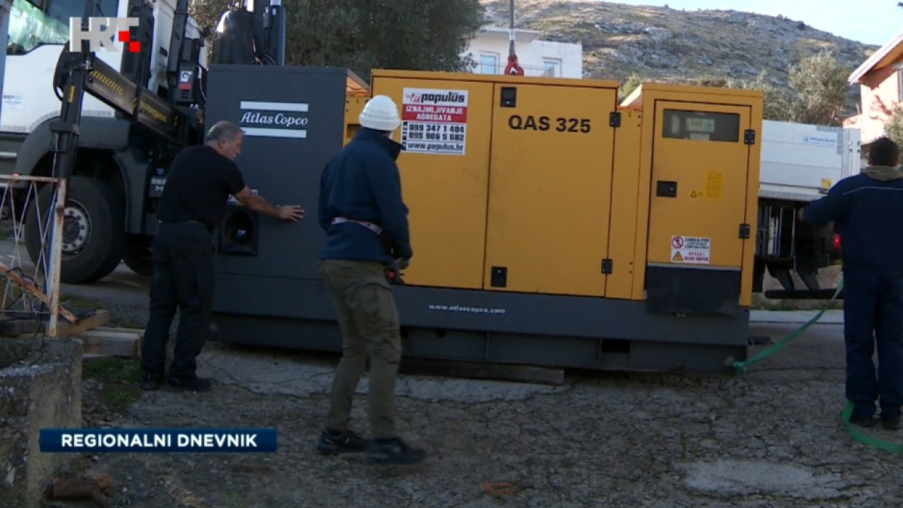 Šparadići 20 dana bez struje, HEP dovezao agregate, dva otkazala