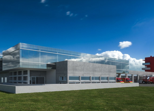 Fotografija 3 - Prikaz novog šibenskog vatrogasnog doma