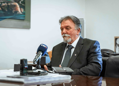 Fotografija 8 - Gradonačelnik Burić ugostio Željka Krnčevića: 'Novom ravnatelju i Gradu Šibeniku uvijek će biti na raspolaganju'