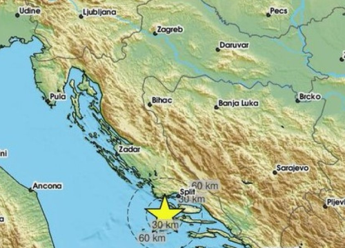 Rano jutros potres kod Šolte: 'Kao da se približava veliki teški kamion'