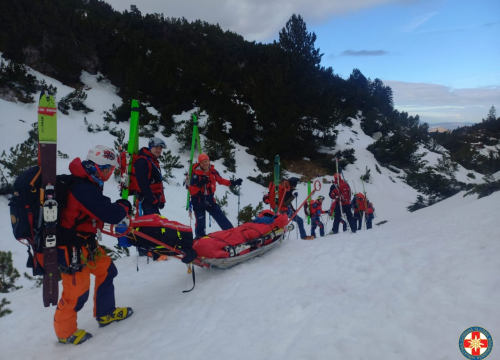 HGSS stanica Šibenik održala zimsku vježbu na Čvrsnici