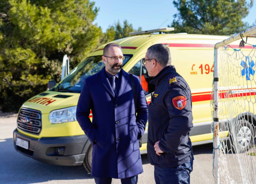 Fotografija 9 - Evakuirana OŠ Brodarica: Bez brige, to je bila samo vježba