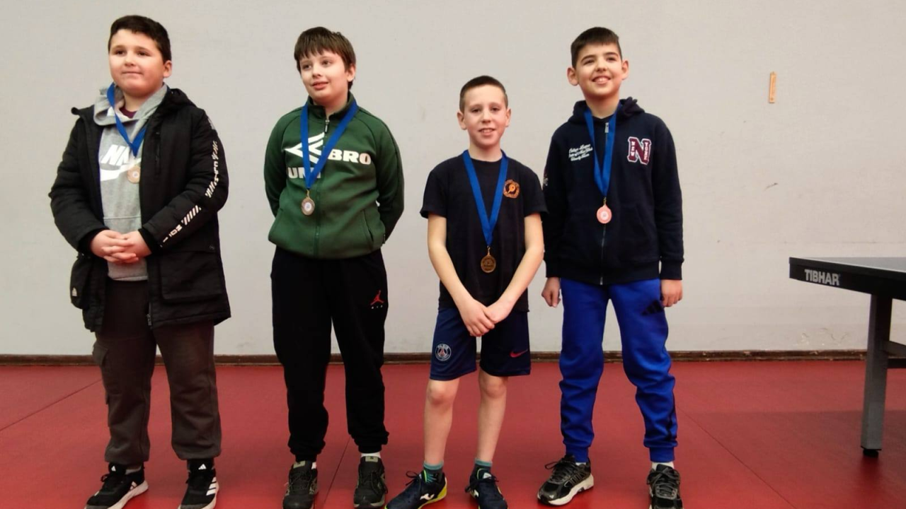 Stolnotenisači Šibenika uspješni na Prvenstvu Dalmacije