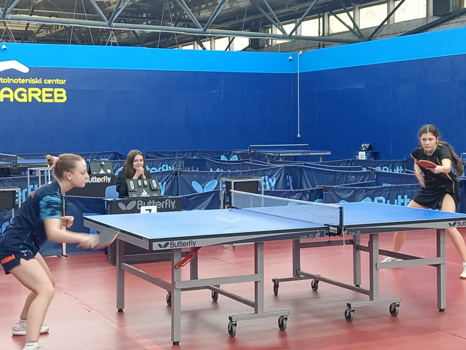 FOTO: Stolnotenisačica Šibenika Anđela Živković nastupila na turniru za najboljih 8 hrvatskih kadetkinja