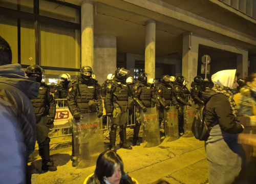 Policija pendrecima noćas tukla novosadske studente koji su blokirali Skupštinu grada