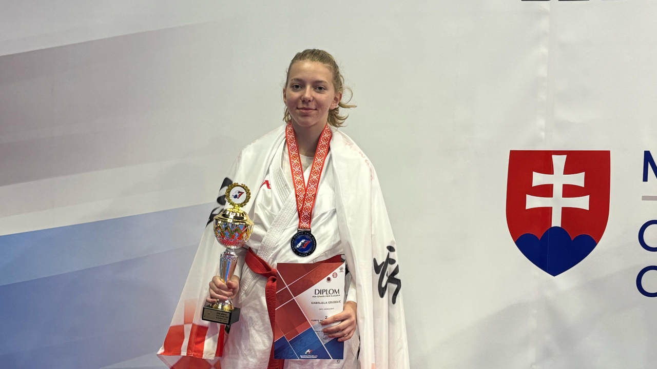 Gabrijela Grubelić iz Karate kluba Okit srebrna na prestižnom europskom turniru u Bratislavi