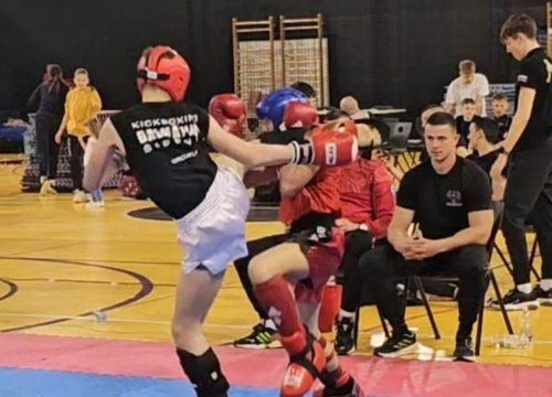 Fotografija 2 - Šibenčanin August Lambaša osvojio srebro na međunarodnom turniru u kickboxingu