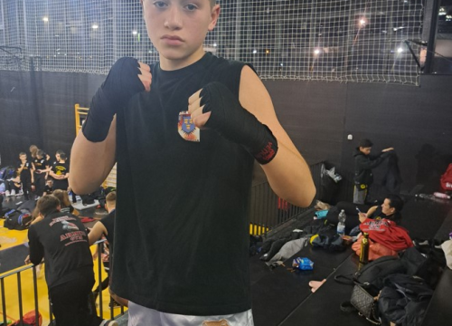 Fotografija 4 - Šibenčanin August Lambaša osvojio srebro na međunarodnom turniru u kickboxingu