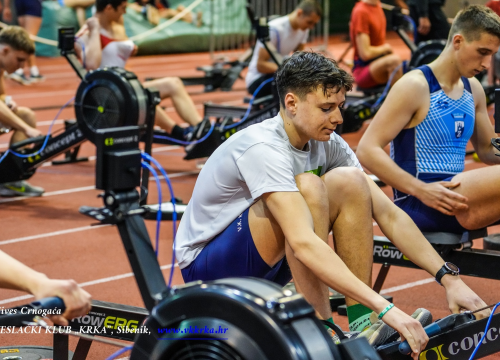 Fotografija 7 - FOTO: Veslači Krke na Prvenstvu Hrvatske na ergometru: Šimi Grubišiću bronca i 21 sekundu bolji rezultat