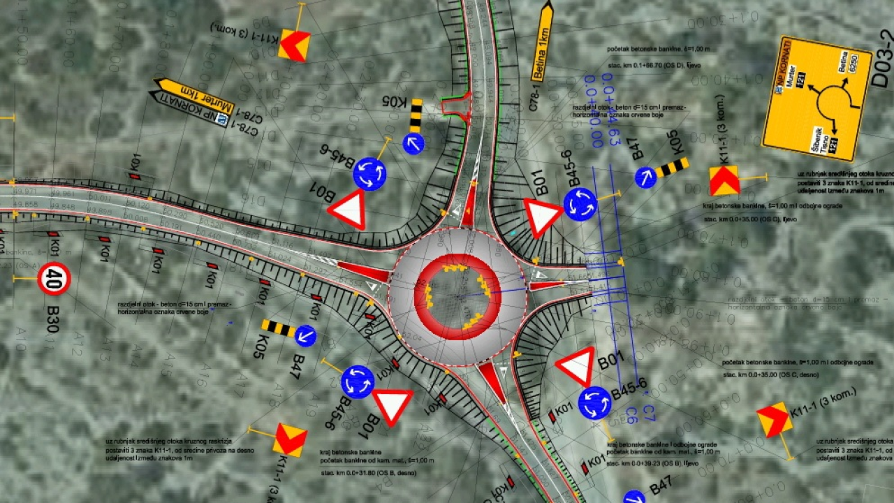 Sigurniji i protočniji promet na otoku: Počinje gradnja rotora Murter-Betina