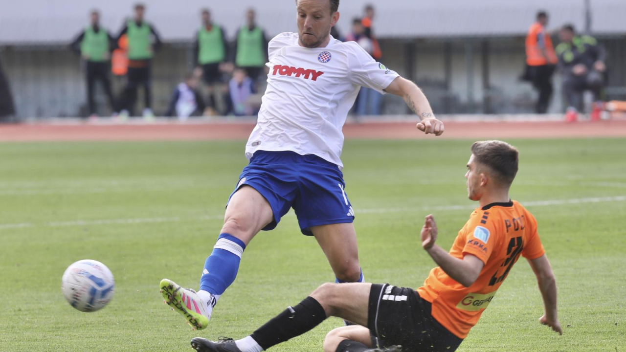 Šibeniku protiv Hajduka opet presudili detalji, Rakitić precizan iz slobodnog udarca