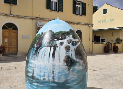 Fotografija 4 - Gigantski uskršnje jaje u Skradinu