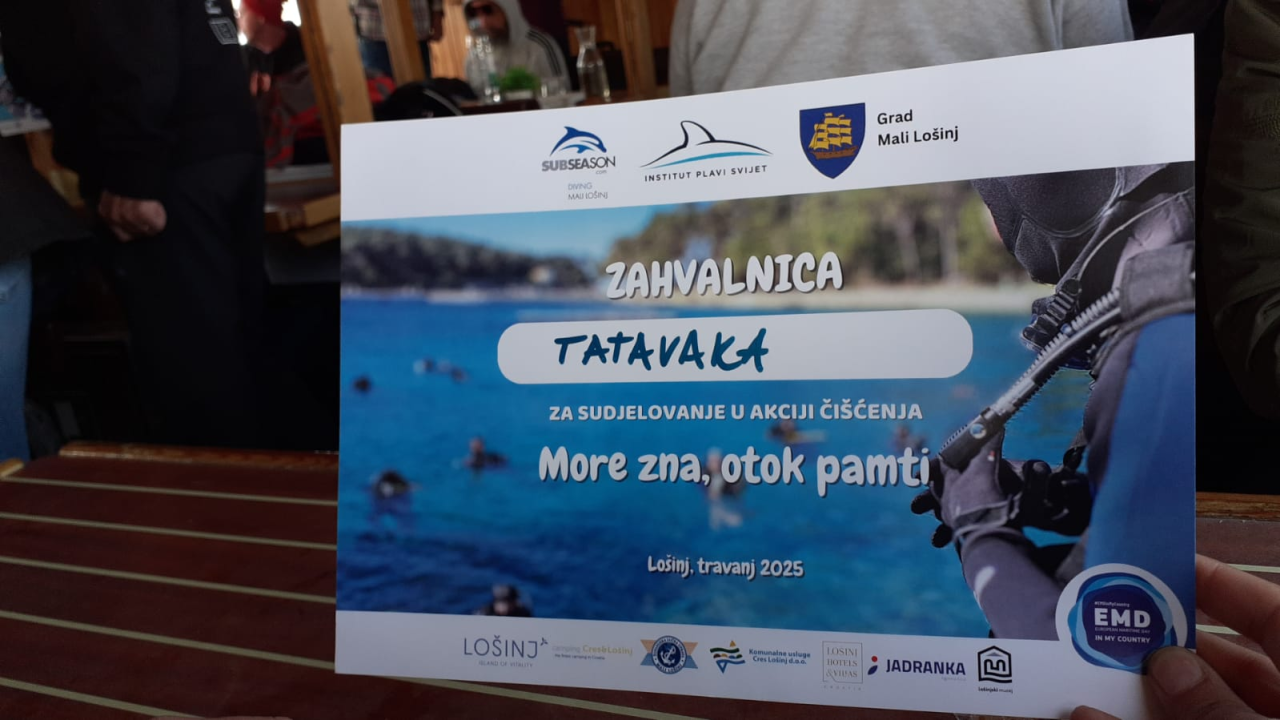 Članovi zlarinske 'Tatavake' sudjelovali u velikoj ekološkoj akciji Instituta Plavi svijet i posjetili oporavilište kornjača