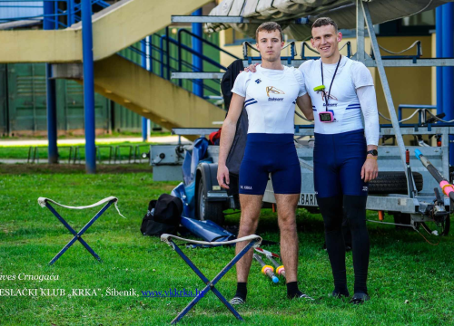 Fotografija 10 - Zlatna izvedba četverca bez: Sjajni uspjesi veslača VK Krka na Croatia Open regati