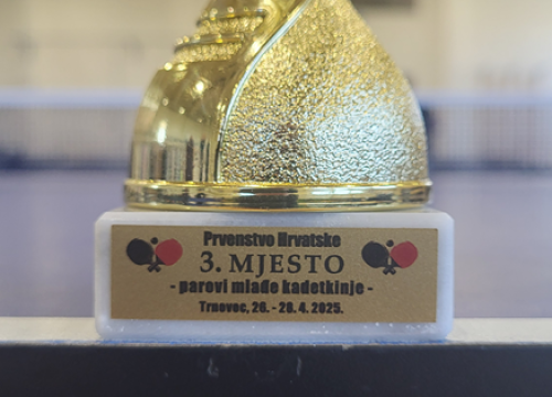 Fotografija 5 - Šibenska stolnotenisačica Vilma Despot s kolegicom do trećeg mjesta u paru u Dugoj Resi