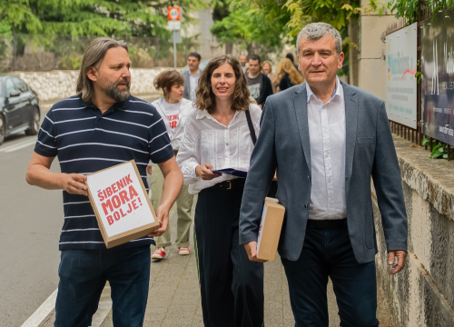 SDP-ovi kandidati za župana i gradonačelnika Šibenika predali potpise: 'Pred sebe smo postavili velike ciljeve'