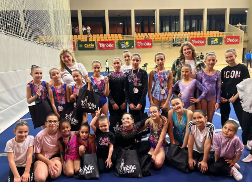 Mlade gimnastičarke šibenskog 'Neba' briljirale na međunarodnom natjecanju u Varaždinu