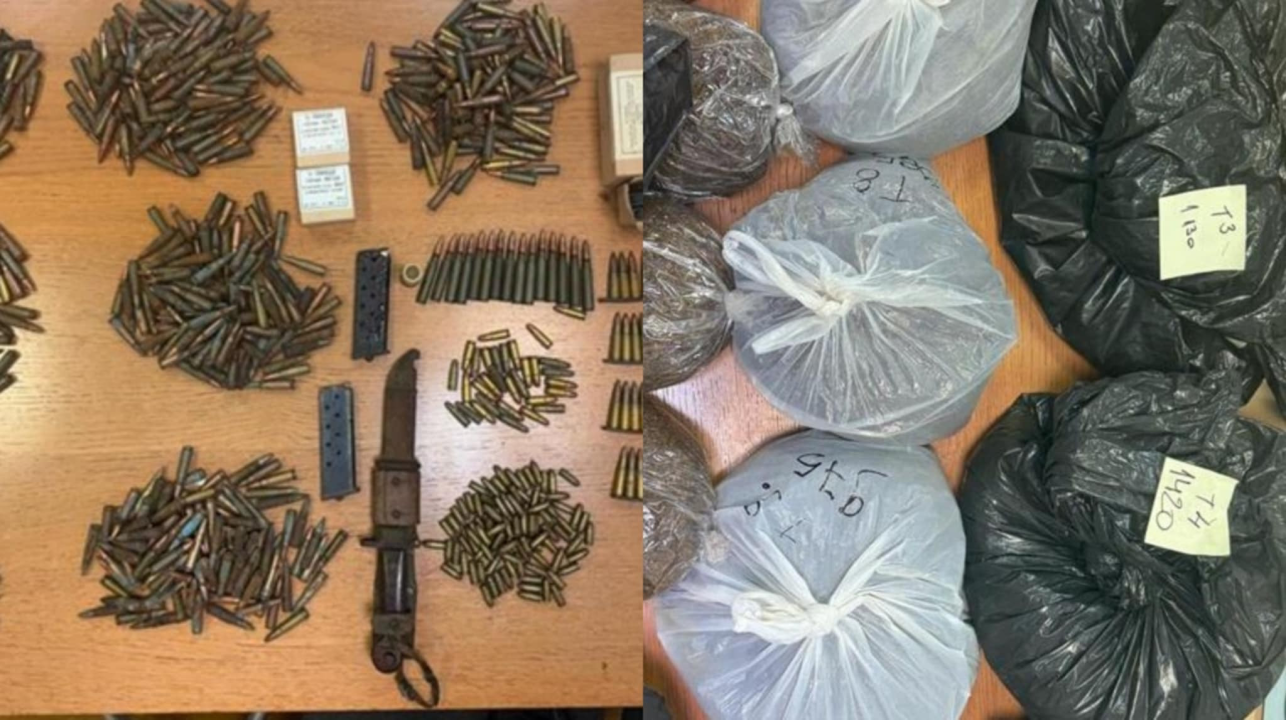 Šibenska policija zaplijenila opasan arsenal: Ilegalno oružje, mina, droga i duhan