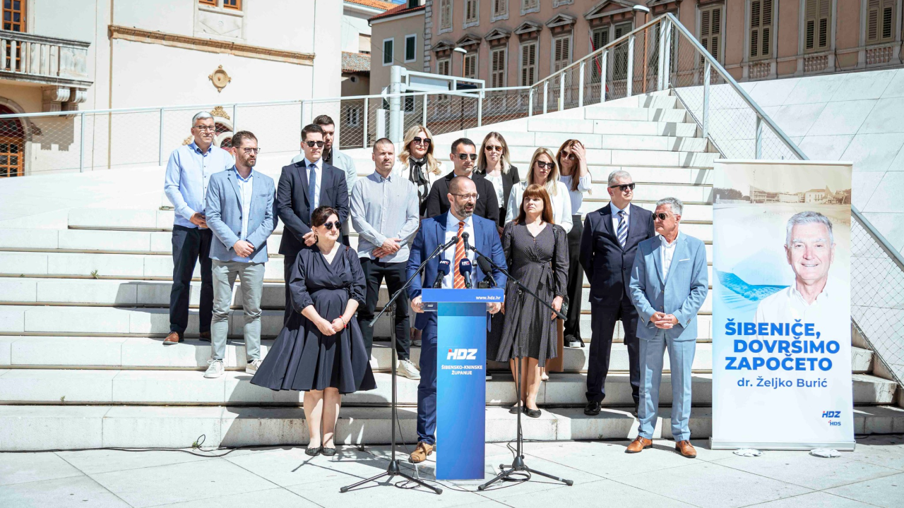 Željko Burić predstavio program i listu: 'Dovršimo započeto i učinimo Šibenik najperspektivnijim hrvatskim gradom'