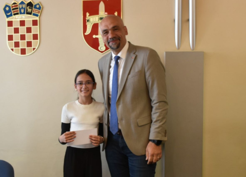 Fotografija 7 - Najuspješniji učenici na prijemu kod župana: ‘Budite ponosni na sebe kao što smo mi ponosni na vas’