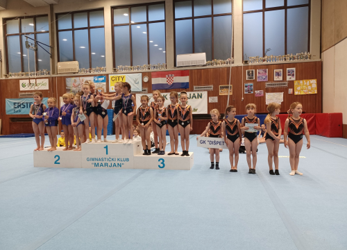 Fotografija 6 - FOTO Gimnastičarke Dišpeta uzele dvije ekipne medalje u Splitu, Roku Zoriću pojedinačno zlato