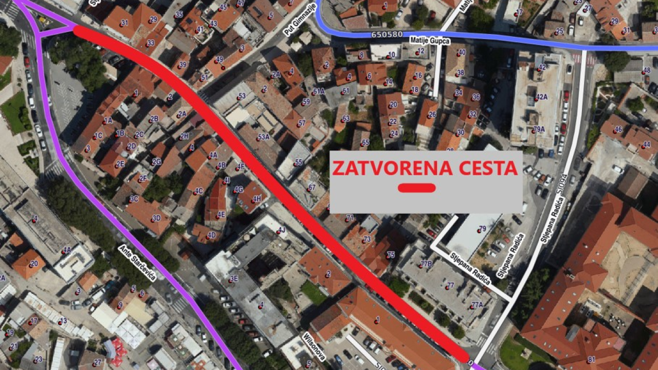 Zbog hitne sanacije šahta na Vanjskom na snazi će biti privremena regulacija prometa