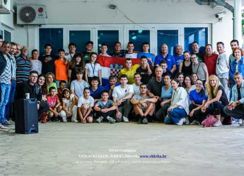 U Šibeniku dočekani veslački viceprvaci Europe