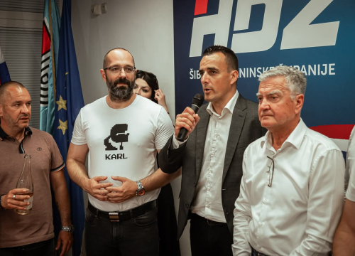 Fotografija 2 - Burić i Rakić uvjerljivo slavili u Šibeniku i županiji, HDZ navodno dogovorio većinu u Županijskoj skupštini