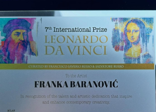 Fotografija 3 - Franka Baranović dobila još jedno vrijedno međunarodno priznanje