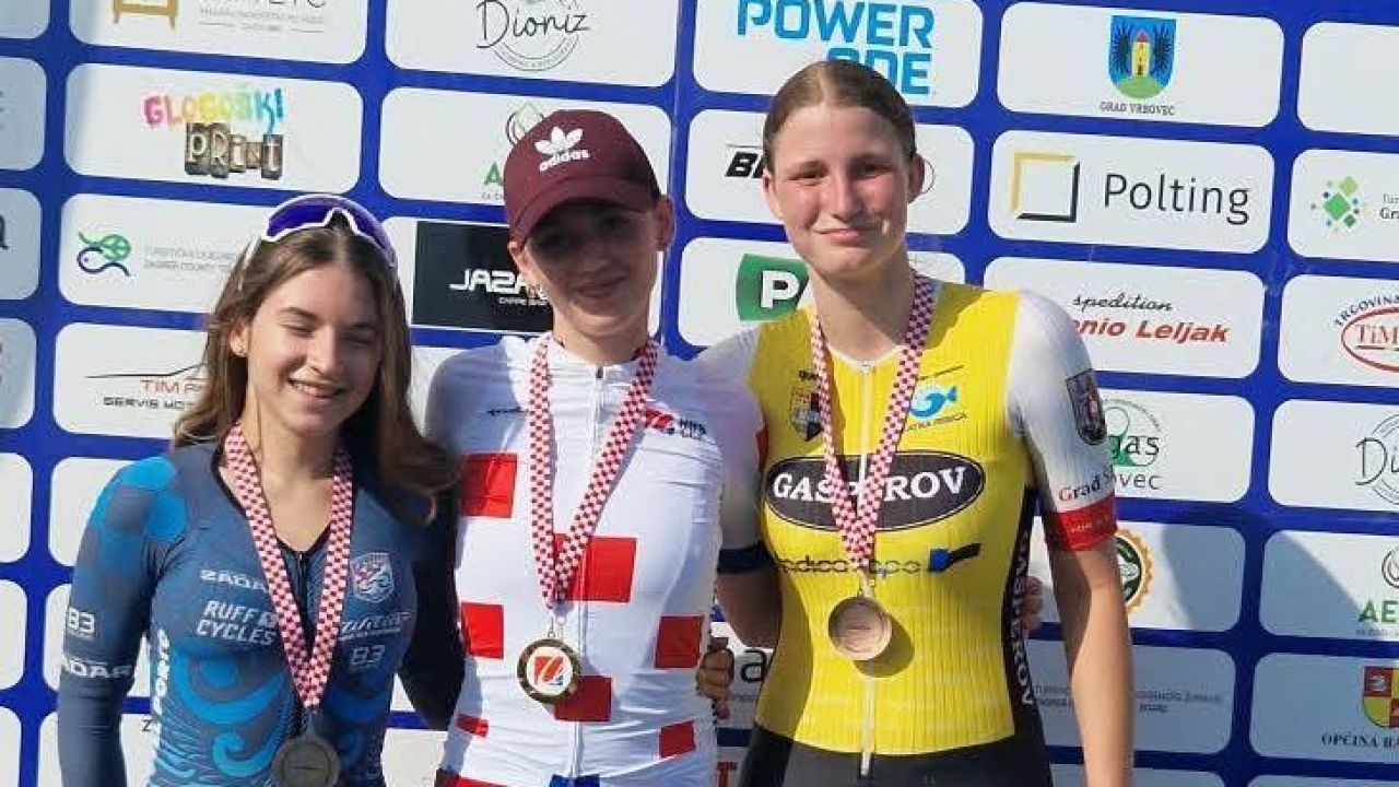 Šibenskoj biciklistici Petri Čuklin dvije bronce na cestovnom državnom prvenstvu