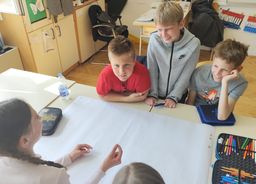 Fotografija 6 - Učenici Katoličke škole u Šibeniku 'Zavrtjeli krug promjena'