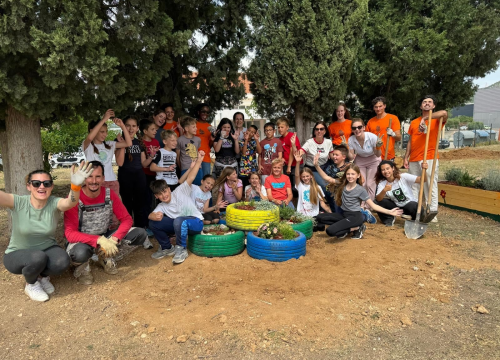 Zajedno za održivost: Učenici Katoličke škole u Šibeniku 'Zavrtjeli krug promjena'