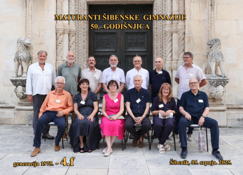 Fotografija 11 - Zlatna obljetnica Gimnazije Antuna Vrančića: Generacija 1975. proslavila 50 godina od mature