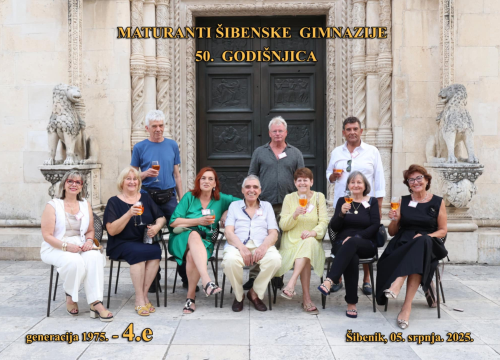 Fotografija 7 - Zlatna obljetnica Gimnazije Antuna Vrančića: Generacija 1975. proslavila 50 godina od mature