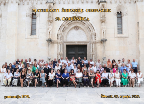 Fotografija 8 - Zlatna obljetnica Gimnazije Antuna Vrančića: Generacija 1975. proslavila 50 godina od mature