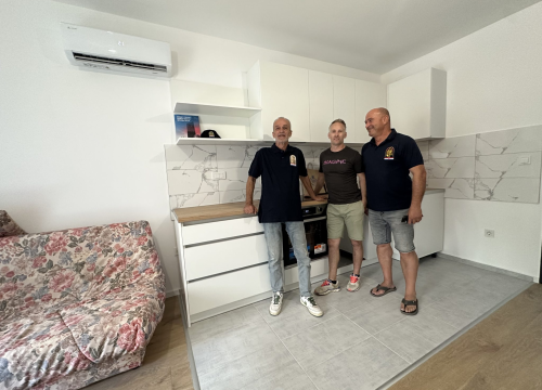 Braniteljska udruga iz Drniša Anti Braliću pomogla da uredi stan: 'Sad ima sve potrebno za dostojan život'