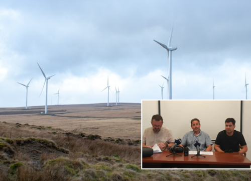 Mještani odlučni u sprječavanju gradnje VE Dazlina, političku potporu pruža im Petrina: 'Ako treba blokirat ćemo ceste i tijelima braniti prolaz'