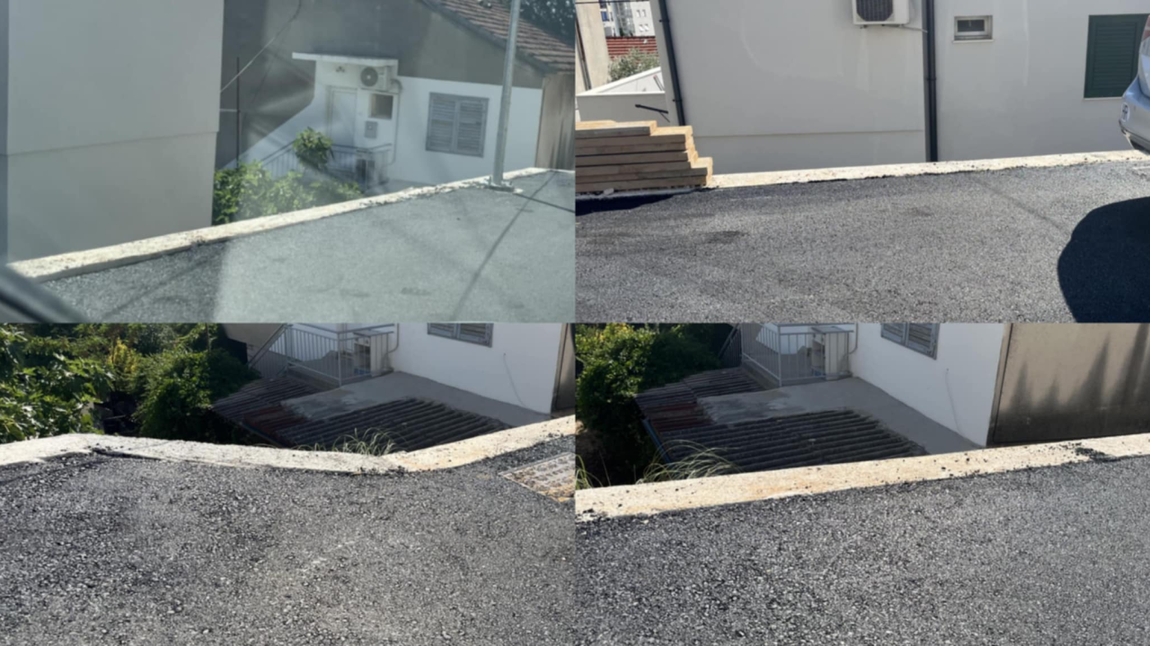 Stanari upozoravaju na propust u šibenskoj Rendićevoj ulici: 'Zid ne štiti kuće, nego im usmjerava vodu prema temeljima'