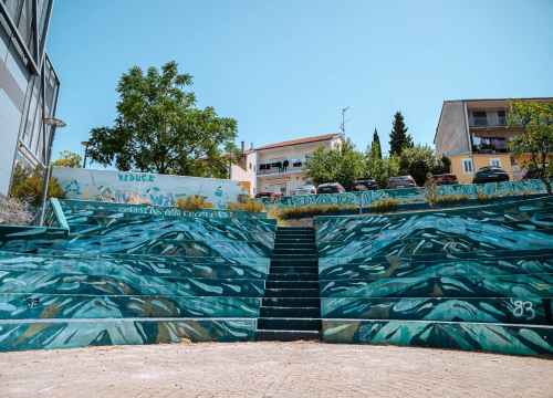 Fotografija 35 - Baldekin 2 i 3: Simbol šibenskog duha, spoj sporta, obrazovanja i sjećanja