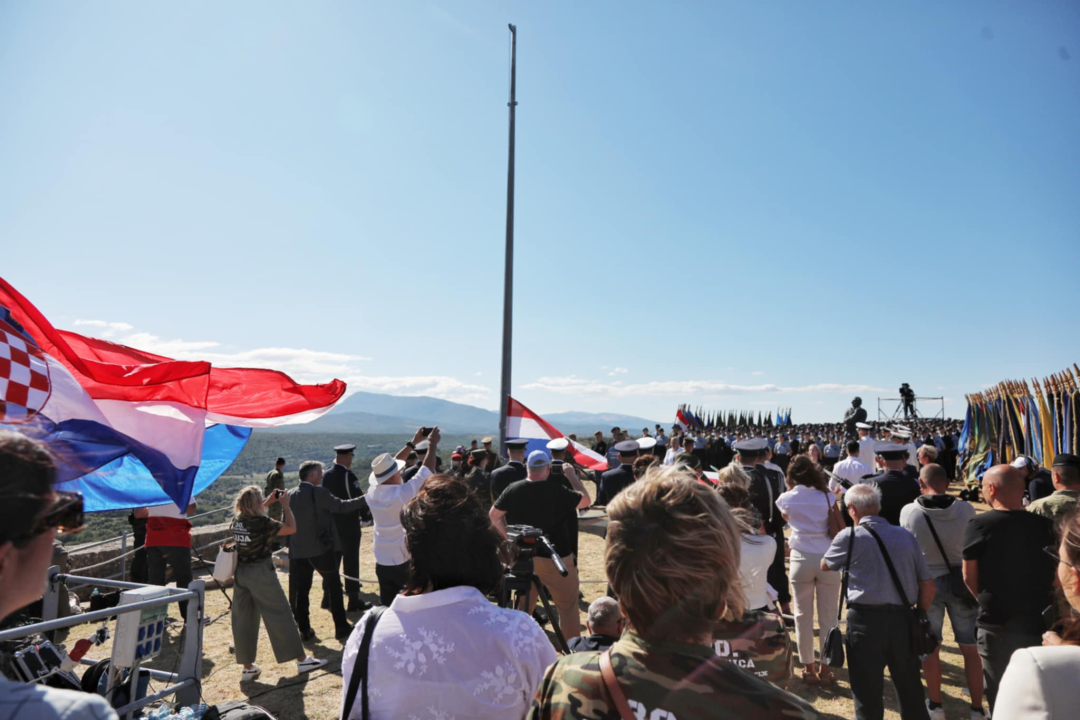 Obilježavanje 30. obljetnice Oluje na Kninskoj tvrđavi i ulicama Knina