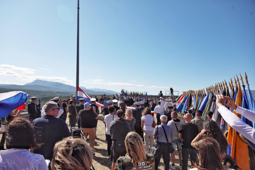 Obilježavanje 30. obljetnice Oluje na Kninskoj tvrđavi i ulicama Knina