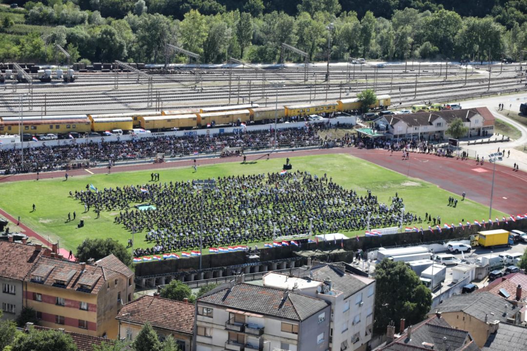 Obilježavanje 30. obljetnice Oluje na Kninskoj tvrđavi i ulicama Knina