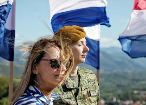 Fotografija 45 - Obilježavanje 30. obljetnice Oluje na Kninskoj tvrđavi i ulicama Knina