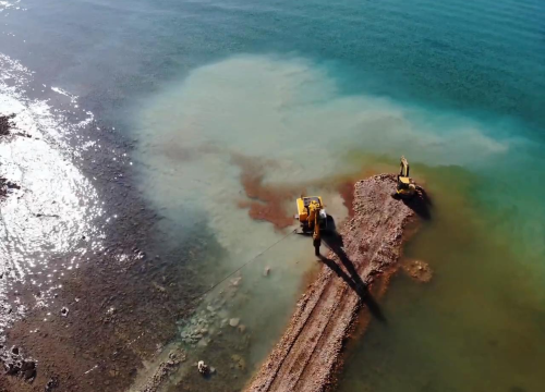 Fotografija 5 - Voda stiže na Žirje, Kaprije i Obonjan: Najduži podmorski cjevovod položen 70 metara pod morem