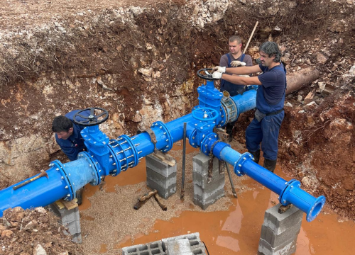 Fotografija 19 - Voda stiže na Žirje, Kaprije i Obonjan: Najduži podmorski cjevovod položen 70 metara pod morem