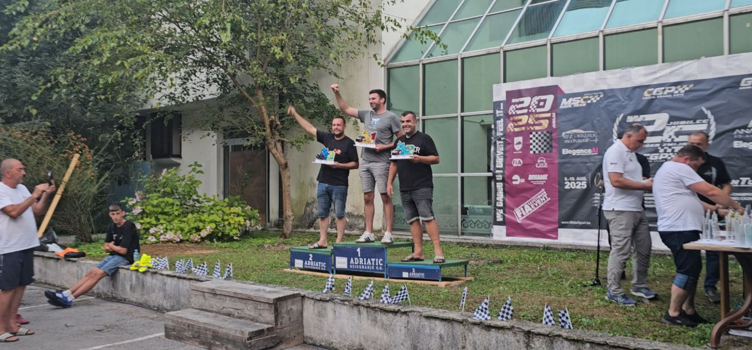 FOTO Vozačima AKK Rogoznica dva postolja na 'Nagradi Cazina'