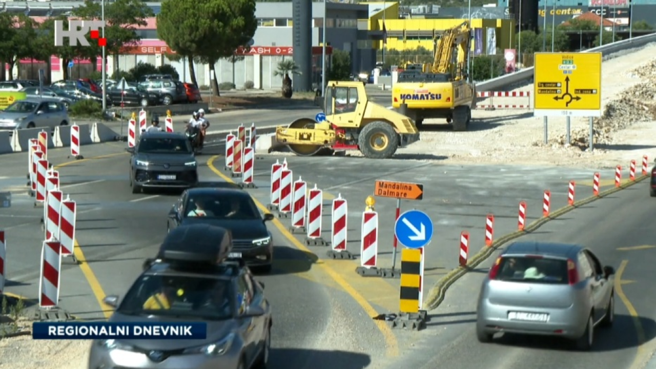 Čvor Mandalina pri završetku: Prometni kaos na ulazu u Šibenik odlazi u povijest