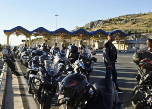 Fotografija 3 - Šibenski bajkeri prosvjedovali na naplatnim kućicama: 'Želimo sigurnije ceste za sve motocikliste'