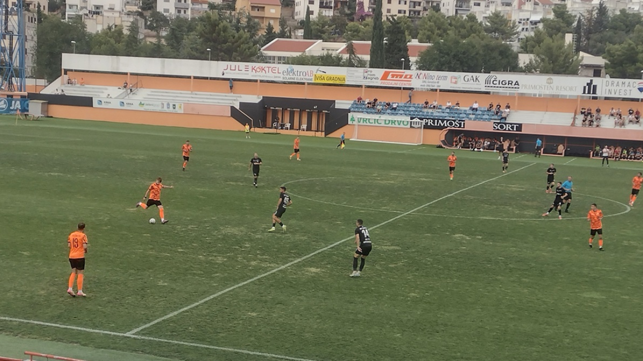 Šibenik iščupao bod protiv Zagore: Rino Škorlić u 11. minuti nadoknade pogodio odmjerenim udarcem