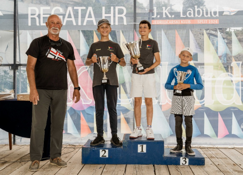 Četiri jedriličara Vala nastupila na 'Maloj Mrduji' za optimiste, Ivano Gović treći u konkurenciji U12